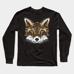 Smiling Fox Long Sleeve T-Shirt